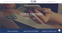 Desktop Screenshot of nova-itsolutions.com